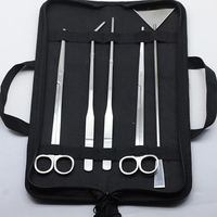 5pcs / set Aquarium Outils De Maintenance Kit Pincettes Ciseaux Pour Plantes Vivantes Herbe Aquario Accessoire Poisson A
