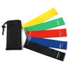 5pcs / set bandes de résistance au latex exercice dentraînement de force maison Yoga 500 * 50mm
