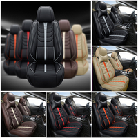 5pcs / set Housse de coussin de siège de voiture universel Housse de protection Housses de siège dautomobile