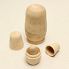 5pcs / set matriochka poupée russe non peintes modèles enfants Bricolage cadeau de jouets en bois