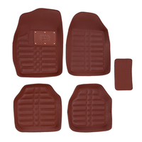 5pcs / set tapis de sol de voiture avant revêtement arrière imperméable à leau tapis de véhicule universel