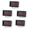 5Pcs 0.56 Inch Mini Digital LCD Indoor Convenient Temperature Sensor Meter Monitor Thermometer with 1M Cable -50-120℃ DC