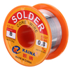 5pcs 0.8mm 50g colophane souder 63/37 bobine de plomb en étain soudure brasage fer bobine fil