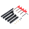 5pcs 12mm porte outil de tournage set avec inserts clé à lame pour tour CNC
