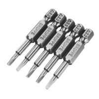 5pcs Δ2.3 1/4 pouce Hex Magnetic Triangle 50mm Jeu de tournevis
