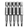 5pcs Δ2.7 50mm bits de tournevis ensemble 1/4 pouce hexagonal magnétique bits de tournevis