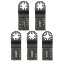 5pcs 35mm en acier au carbone à long dents de scie lame oscillante multitool pour Fein Multimaster Bosch Makita