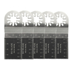 5pcs 35mm lames bi-métal multitool oscillant lames de scie