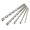 5pcs 4/5/6/8 / 10mm alliage dur tige ronde Hammer foret maçonnerie forets