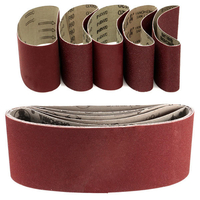 5pcs 457x75mm bande abrasive 60/80/100/120/240 grit bandes abrasives outil de polissage