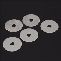 5pcs 45mm lames de coupe rotative propres à fiskars de olfa trèfle couteau rotatif