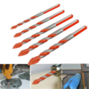 5pcs 6/8/10 / 12mm Triangular-Overlord Poignée Multifonctionnelle Foret Foreuse Pour Tuile Mur De Verre Bois