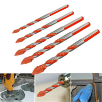 5pcs 6/8/10 / 12mm Triangular-Overlord Poignée Multifonctionnelle Foret Foreuse Pour Tuile Mur De Verre Bois