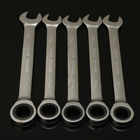5Pcs 72 dents à double usage à tête fixe Clé à cliquet Clé à clé Outils 20-24mm