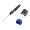 5pcs 7V à 45V Pilote de moteur pas à pas ST820 Microstepping + radiateur pour imprimante 3D RAMPS
