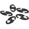 5pcs 8 forme mousqueton boucle de blocage rapide pour le plein air escalade camping randonnée voyage