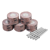 5pcs 80-600 grains 20mm disques de roue de ponçage meulage du papier de verre rotatif accessoires