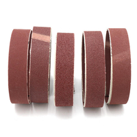 5Pcs 80/100/150/240/320 Ceintures de ponçage 25mm Largeur Cire de ponçage à l