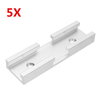 5pcs 80mm T-rail Connecteur T-slot Mitre Track Jig Fixation Slot Connecteur Pour Routeur Table