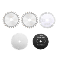 5pcs 85mm Diamètre Scie Lame Ensemble Disque De Coupe Circulaire