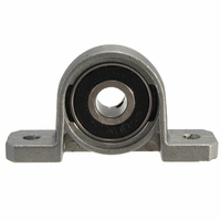 5pcs 8mm diamètre dalésage bloc doreiller monté roulement à billes en alliage de zinc KP08