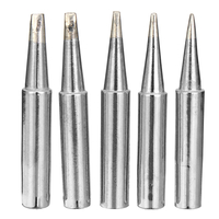 5Pcs 900M-T-0.8D / 1.2D / 1.6D / 2.4D / 3.2D Conseils de soudage Station de soudure de fer