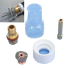 5pcs accessoires de torche de soudage de TIG couvercle en verre de bouche de cuivre pour la série WP-17/18/26