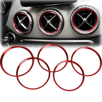 5pcs air outlet anneau décoratif pour mercedes benz un a180 de classe a200 a250 w176