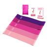 5pcs bandes de résistance dentraînement en boucle ensemble de remise en forme Yoga ensemble de bande de butin de ja