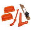 5pcs bois et bloc poussoir de sécurité FeatherBoard ensemble de sécurité pour table de scies à toupie tables de routeur