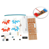 5pcs bricolage double couleur LED Flash Lights Kit électronique de production NE555+CD4017 pratique Learning Kit