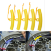 5pcs changeur de pneu en caoutchouc garde jante protecteur roue de pneu changeant jante économiseurs de bord outil brico