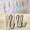 5pcs crochet en acier au carbone de type s crochet porte-cuisine suspendu pot pan cintre