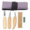 5pcs cuillère outils de sculpture sur bois mis ciseau à bois bricolage artisanat outil à main