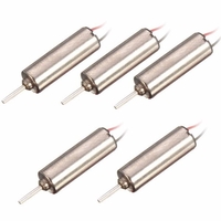 5pcs DC 3.7V 66000RPM micro moteur câblé sans noyau pour le jouet modèle