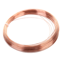 5Pcs Diamètre 0, 4 mm Ligne de fil de cuivre T2 Ligne de cuivre en cuivre Ligne nue de fil 99.90%