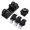 5pcs fenêtre maître panneau de commande de commutateur miroir pour VW Passat Golf MK5 6 Jetta Tiguan Touran
