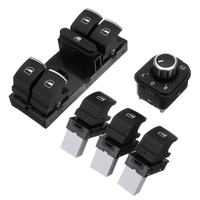 5pcs fenêtre maître panneau de commande de commutateur miroir pour VW Passat Golf MK5 6 Jetta Tiguan Touran