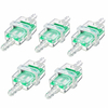 5pcs filtre à huile de carburant en ligne 6mm pour moto cyclomoteur scooter dirt bike vert