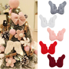 5pcs laine feutre ailes dange décoration arbre de noël pendentif ornements mignons