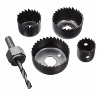 5pcs le trou a vu que le trou de jeu a vu que le coupeur avec mandrel woodworking la foreuse a mordu 25mm/35mm/44mm/50 m