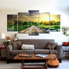 5pcs moderne affiche lac d