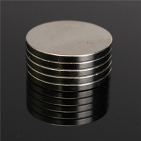5pcs N50 20mm x 2mm Aimant Rond Fort en Terre Rare Néodyme