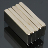 5pcs N52 Aimants rectangulaires forts en néodyme 25x10x3mm Bloc NdFeB Aimants rares pour Terre