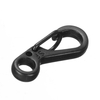 5pcs Noir EDC Outil Alliage Mousqueton Camp Snap Clip Crochet Porte-clés Porte-clés Randonnée Escalade Outil
