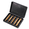 5pcs or endommagé extracteur de vis de guidage Guide Set Set cassé vitesse Out Stud Stripped Vis Remover Outil