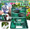 5pcs outils de jardinage ensemble cadeaux ergonomique poignée antidérapante jardin outil à main ensemble