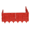5PCS panneaux de clôture de jardin en plastique clôture de jardin clôture de bordure de pelouse