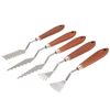 5pcs peinture ensemble peinture en acier inoxydable mélange de racleurs artiste palette de peinture à lhuile