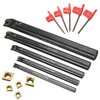 5pcs SCLCR 8/10/12/16 / 20mm Tournevis Boring Bar Tuning Tool Holder With 5pcs Insérers
